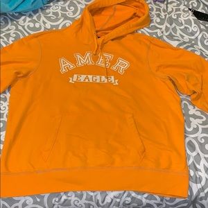 American Eagle Orange Hoodie